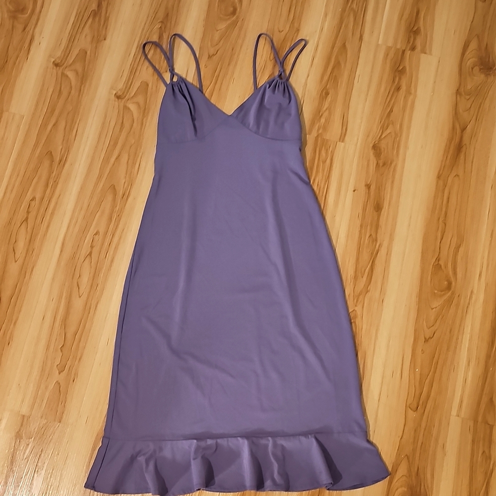 BCBGMaxAzria Lavender Slip Dress